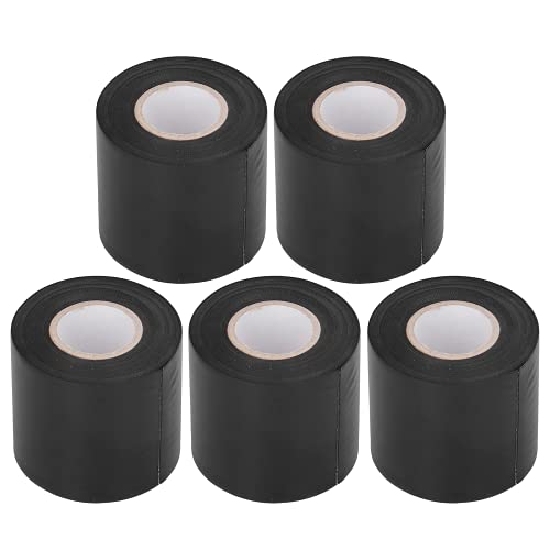 非粘着テープ パイプラッピングテープ 幅6cm エアコン(黒)