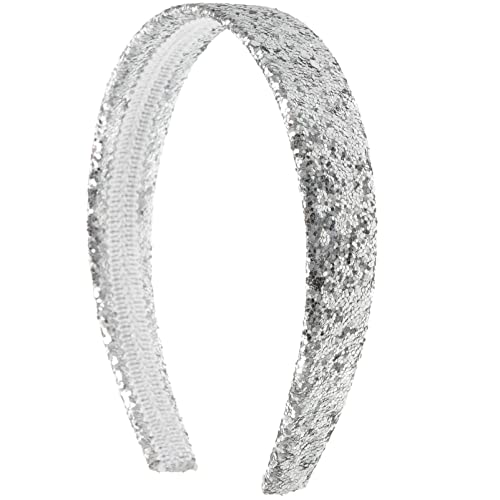 FRCOLOR ゴールド スパンコール ヘッドバンド キラキラのヘアアクセサリー ケアヘッドバンド カラーの..