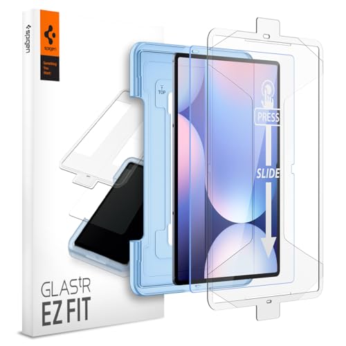 Spigen EZ Fit ガラスフィルム Galaxy Tab S9 Ultra 用 貼り付けキット付き ギャラクシー Tab S9 Ultra 対応 保護 フィルム 1枚入