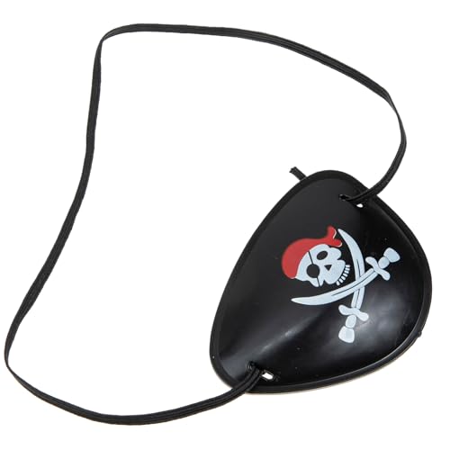 [POPETPOP] 眼帯 コスプレ 黒 海賊テーマ 仮装 おしゃれ スカルパターン ハロウィン パーティー 飾り 大人 メンズ こども