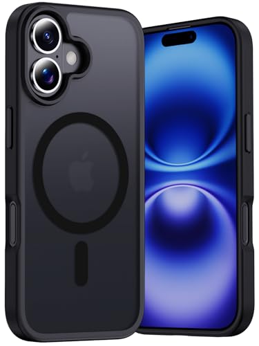 Aunote いphone17air ケース MagSafeに対応 耐衝撃 レンズ保護 耐久性 黄ばみなし 指紋防止 ワイヤレス充電対応 iPhone17air ケース マグネット 半透明 ブルー