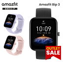【アウトレット品】Amazfit Bip 3 45mm スマートウォッチ 血中酸素 防水 生理周期 心拍数 ランニング 腕時計 歩数計 万歩計 ストレス レディ...