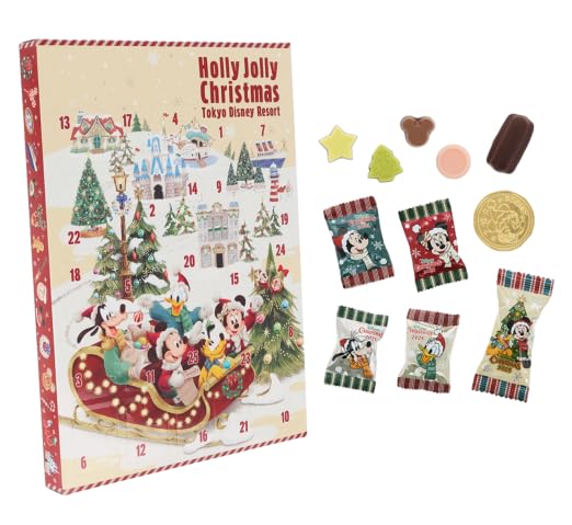 【ディズニーリゾート限定・買物袋付き】アソーテッド・チョコレート 紙箱「クリスマス 2025 」 ミッキーマウスと仲間たち お菓子 お土..