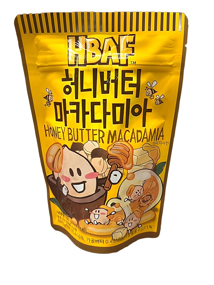 【韓国限定】ハニーバターマカダミア 130g おつまみ ナッツ 韓国 食品 人気 お菓子 お土産 (1個)