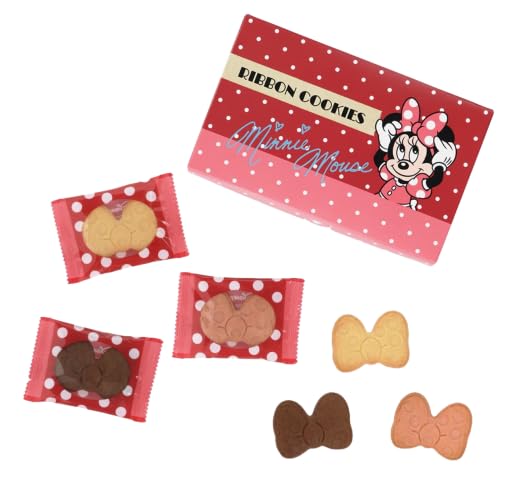 【東京ディズニーリゾート限定】ミニー クッキー RIBBON COOKIES (バター、チョコレート、ラズベリー) TDR 人気 お土産 プレゼント ディズニー グッズ (1個)