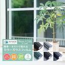 窓ガラスフィルム 1m 紫外線 99% カットフィルム 窓 インテリア おしゃれ カラーガラス カッティングシート カラーシール リメイクシール クリアカラー 透明 UVカット 飛散防止 断熱 日差し 日よけ 西日 遮熱 遮光シート 省エネ 賃貸可能【yama】