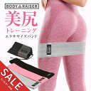 【期間限定★SALE】エクササイズバンド ゴムバンド 強度別3本セット トレーニングチューブ 美尻 ストレッチ 収納ポーチ付き ヒップバンド ヨガバンド フィッ...
