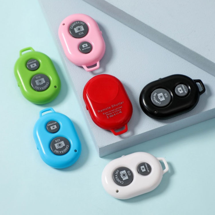 送料無料 全8色 シャッター リモコン スマホ ワイヤレス 遠隔撮影 bluetooth セル...