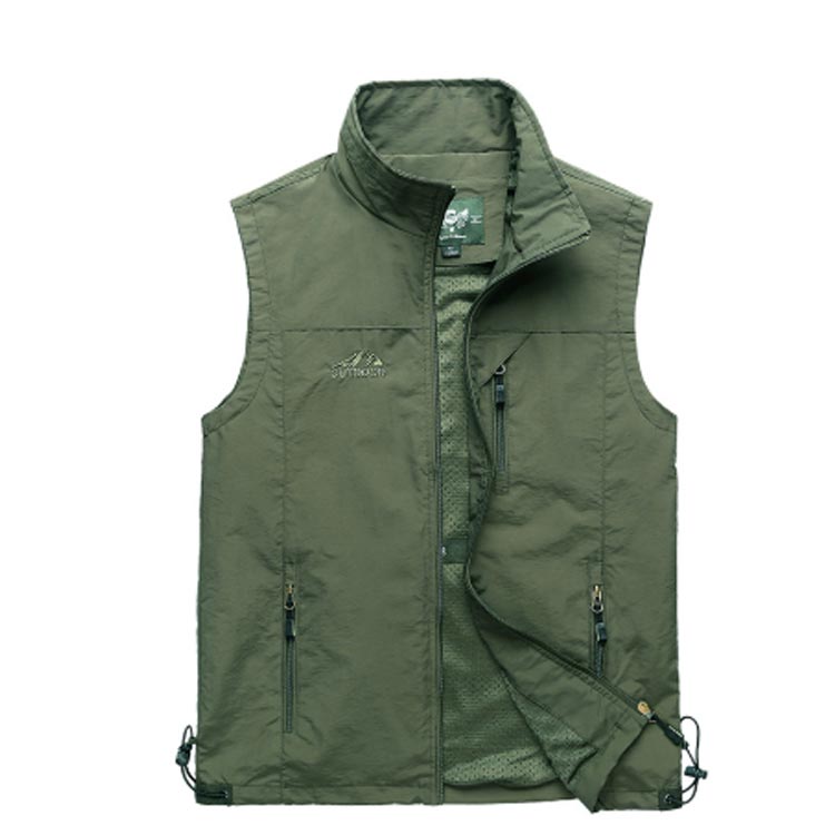 前開き ベスト メンズ ミリタリーベスト 通気性 スポーツベスト 作業服 ゴルフウェア 通勤 裏メッシュ カジュアル アウトドア 春夏 制服 上着 男性 お釣りベスト 紳士 防風 ウィンドブレーカー 薄手 カメラマン キャンプ チームウエア trendyboutique-10001108 Trendy Boutique サンプル画像3
