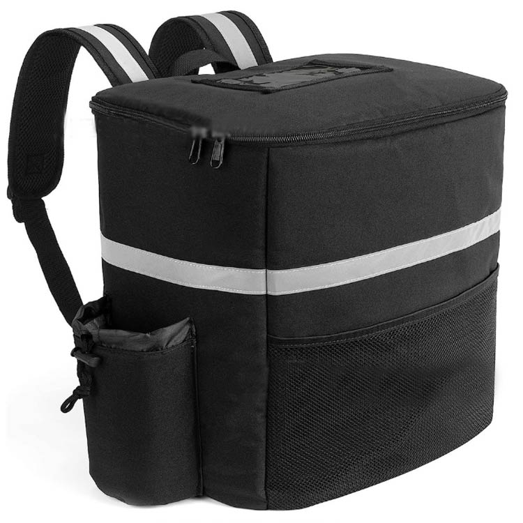 Trendy Boutiqueのフード デリバリーバッグ 保冷 バッグ 配達バッグ デリバリーバッグ 保温 50L 防水 保温保冷 デリバリー ウーバーイーツ 保温ピザバッグ 寿司入り 耐荷重 拡張可 ピザ 仕切り板2枚 折りたたみ 配達用 大容量 Uber Eats ウバック リュック カバン｜アングル3