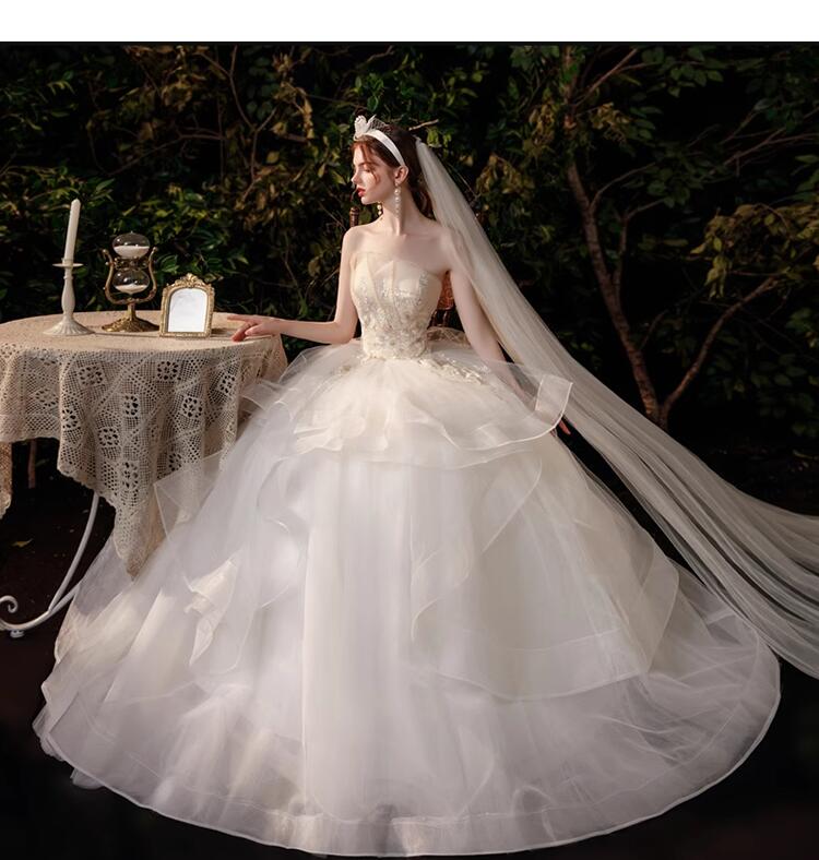 ホワイト 花嫁 ウエディングドレス ロングドレス 二次会ドレス 刺繡 格安 肩見せ ワンショル 披露宴 二次会 結婚式 イベント 演奏会 発表会 フォーマルドレス オシャレ 高級感 華奢 海外挙式 花嫁 フランス風 ワンピース