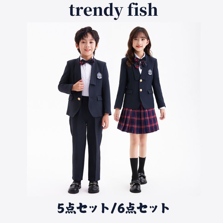 Rakuten - 送料無料 子供スーツ フォーマル スーツ キッズ 男の子 女の子スーツ 5点セット 6点セット 発表会 入学式 入園式 おしゃれ 子供服 キッズ 卒園式 お受験 こども 保育園 キッズスーツ