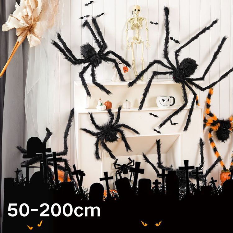 ハロウィン 飾り 蜘蛛　デコレーション スパイダー 　大きい クモ フェイク　 店舗ディスプレイ クモ ..