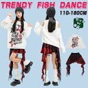 ワンショルダー キャミソール柄 レース ギャル 子供 服 キッズ 子供ダンス衣装 女の子 ジャズダンス ヒップホップ セットアップ ストリート HIPHOP J...