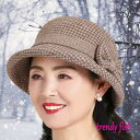 バケットハット ウール 帽子 厚手 レディース ウールハット ママ ウール帽子 母の日 50代 UV 高級 リゾート ハット あたっか 30代 40代 折りたた...