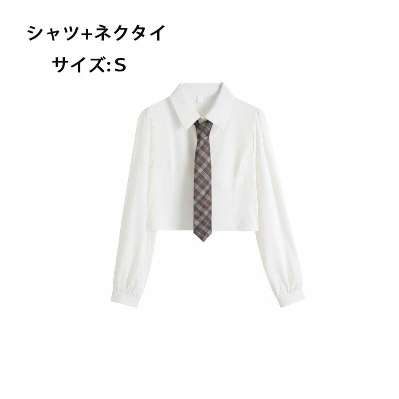 樂天商城 - 即納 セール商品 女の子 レディース フォーマル 白シャツ ネクタイ 入学式 卒業式 スーツ 女子 韓国 制服 トップス 中学生 高校生 女子高生 学生服 卒服 制服 子供服 面接 発表会 お受験 冠婚葬祭 ビジネス 150 160 165 170