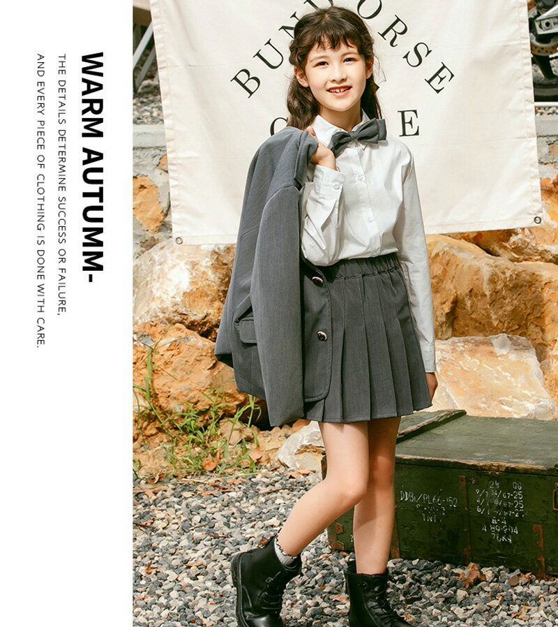 卒業式 フォーマル スーツ 卒服 女の子 リボン付き 大きいサイズ 小学校 女子 中高生 小学生 ジャケット スカート シャツ 3/4点セット グレー 子供スーツ 卒服 中学生 小学校 卒業式 フォーマル スーツ ジュニア 卒業式 結婚式 お受験 発表会 150 160 170