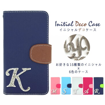 イニシャルデコ2トーン 手帳 (TPU:表)ケース カバー 手帳型 SH-M06 SH-M05 SHV40 SO-01K SHV41 SH-01K F-01K M04 SO-02J SHV36 F-05J F-04J DIGNO G LGV34 SH-02J SHV37 P10lite LGL22 M03 SC-04G LGV33 SO-04F 507SH LGL22 SC-02H f-06f SO-01G SC-02G SCV33 SC-02G