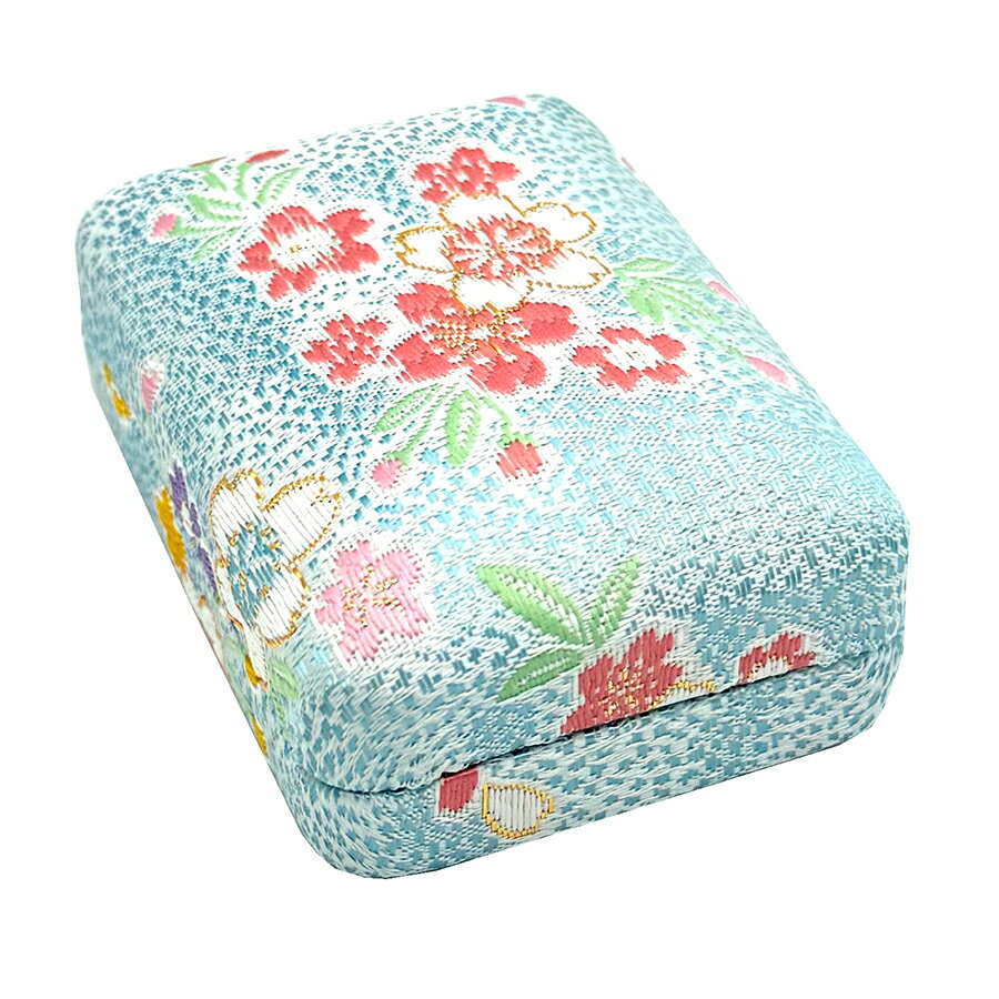 【 爪駒入れ 錦 大 】三味線 琴 箏 錦柄 大サイズ