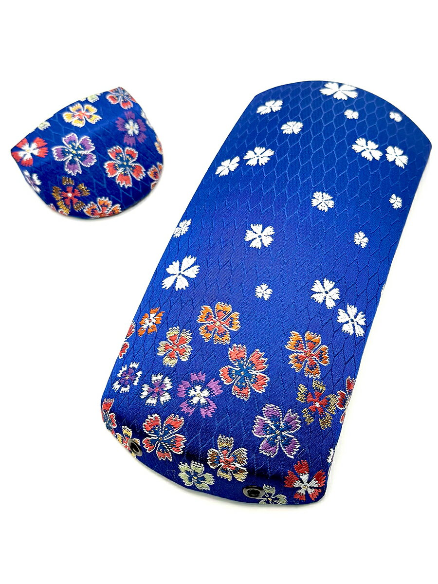 津軽三味線用【 胴掛・天神セット 錦 (紐付) 】胴掛け 胴掛け紐付き 錦柄