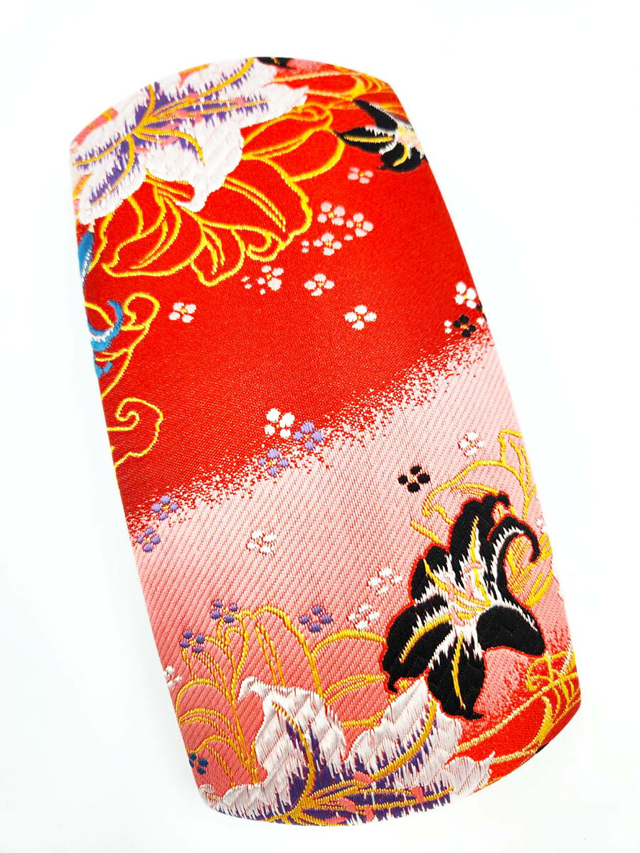 長唄三味線用【 胴掛 錦 (紐付) 】胴掛け 胴掛け紐付き 錦柄