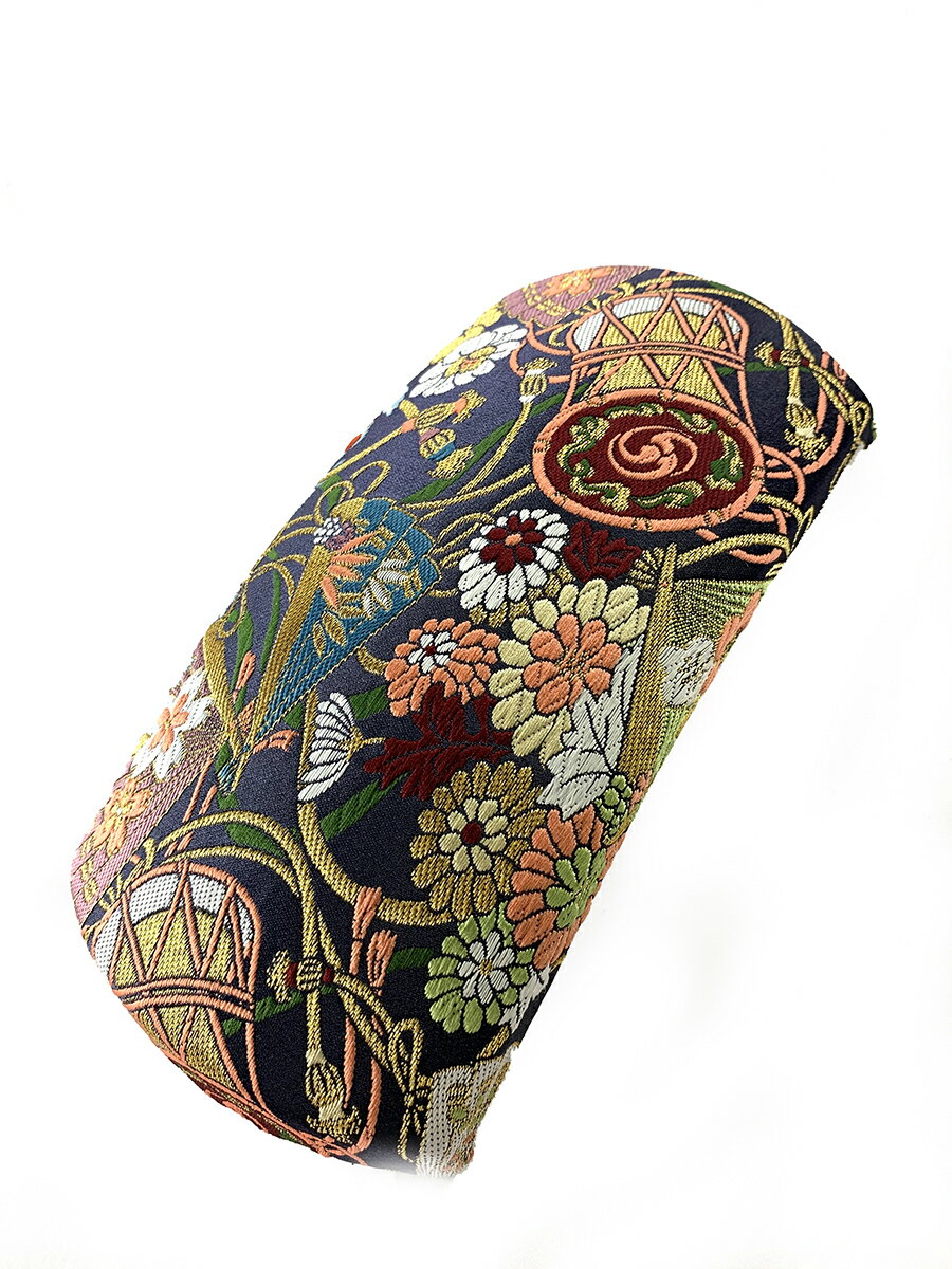 地唄三味線用【 胴掛 錦 (紐付) 】胴掛け 胴掛け紐付き 錦柄