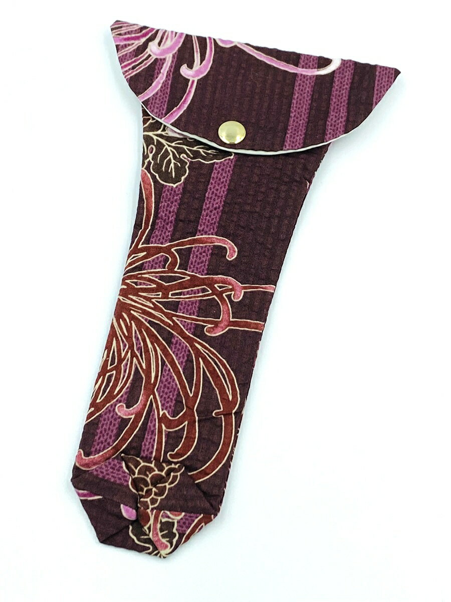 【 撥型撥入れ (中) 小紋 】バチ型カバー 民謡35匁用 民謡40匁用 民謡45匁用