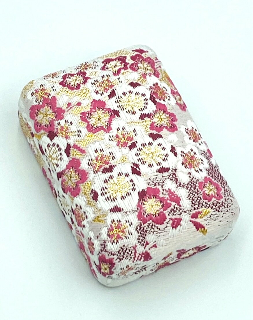 【 爪駒入れ 錦 大 】三味線 琴 箏 錦柄 大サイズ