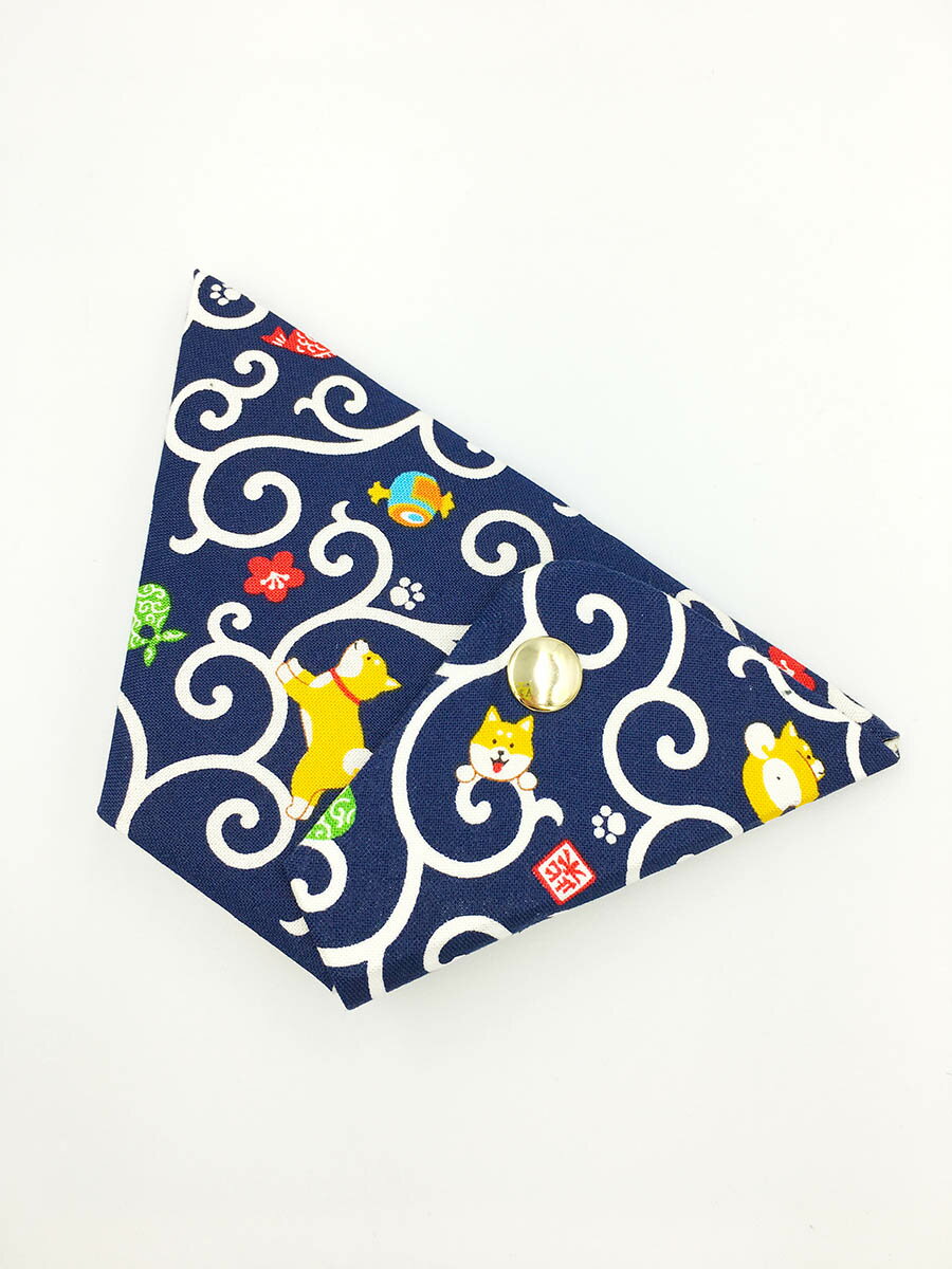 【 撥先撥入れ (大) 小紋 】バチ先カバー 地唄三味線用