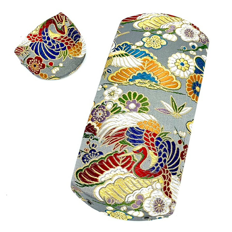 津軽三味線用【 胴掛・天神セット 錦 (紐付) 】胴掛け 胴掛け紐付き 錦柄