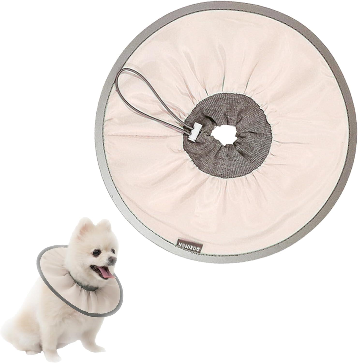 犬 エリザベスカラー 傷舐め防止 小型犬 猫 術後 軽量 撥水 約30g 4カラー 3サイズ展開