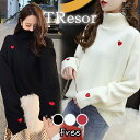ニット レディース ニットセーター セーター トップス レディース 長袖 カジュアル 秋 冬 ニットソー カシミヤ風 タートルネック 体型カバー あす楽 ゆった...