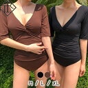 水着 レディース 水着 体型カバー ビキニ 大きいサイズ ビキニ 人気 盛れる セクシー 背中見せ 他と被らない 可愛い Vネック 半袖 スレンダー カジュアル...