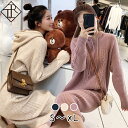 【6時間限定10%OFF!】ワンピース レディース ニットワンピース 秋冬 ロングワンピース 長袖 秋 ニット ワンピース 大きいサイズ ワンピース ひざ丈 大人可愛いケーブルニット おしゃれ 普段使い ケーブル編み フード付き カジュアル ゆったり フード