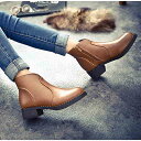 【500円OFF】クーポン配布!ブーティ ローヒール 歩きやすい 3cmヒール ショートブーツ レディースブール ラウンドトゥ ブーツ 痛くない 大きいサイズ ...