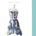 【5%OFFクーポン&P倍増】結婚式 ドレス 結婚式 ワンピース ロング丈 フォーマルドレス レディース 大きいサイズ 花柄 フレア ワンピース 大人可愛い ウ...