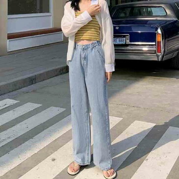 パンツ レディース 大きいサイズ ゆったり きれいめ ワイドパンツ レディース 春夏秋冬 ハイウエスト ミディアム丈 ミドル丈 シンプル オフィス ウエストゴム ガウチョ ロングパンツ ボトムス 大人可愛い 可愛い お洒落 美脚効果 足長 カジュアル ジーンズ ジーパン