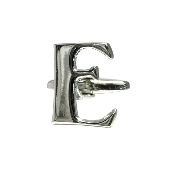 Rakuten - カフスボタン アルファベットE イニシャル ※バラ売り cufflinks カフリンクス メンズアクセサリー CF-150038[M便 1/10]