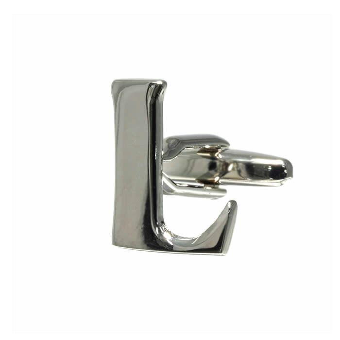 Rakuten - カフスボタン アルファベットL イニシャル ※バラ売り cufflinks カフリンクス メンズアクセサリー CF-150045[M便 1/10]