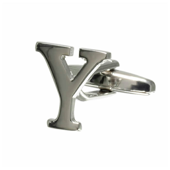 Rakuten - カフスボタン アルファベットY イニシャル ※バラ売り cufflinks カフリンクス メンズアクセサリー CF-157515[M便 1/10]