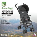 ＼楽天マラソン期間限定！ポイントアップ！／正規輸入元 【 J is for Jeep アドベンチャー ＜ ホワイト ＞ フロントバー付き 】 B型ベビーカー 軽量 コンパクト 7ヵ月 おでかけ プレゼント ジープ セカンド ベビーカー 送料無料