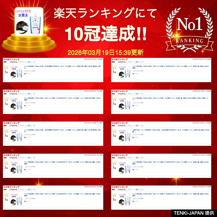 ペット用水素水 130ml 60本 【LINE登録で300円クーポン】 犬 水素水 ペット 水素水 猫 水素水 犬用 水 猫用 ペット用 飲料水 犬用水 ペット用水 猫用水 ペット水 犬の水 猫の水 ペットの水 ペットの水素水 ペット水素水 犬水 ミネラルゼロ ミネラルウォーター ZEROミネラル trezor-10000265 トレゾァ サンプル画像2