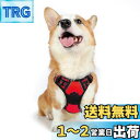 Rabbitgoo 犬 ハーネス 中型犬 13-20KG ソフト かわいい 犬用胴輪 引っ張り防止 負担が少ない首輪 サイズ調整可 夜間反射 抜けない 通気性 咳き込み防止 散歩 歩行補助 老犬介護 しつけ 運動向き 犬 小型犬 大型犬 柴犬 秋田犬 (レッド )