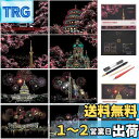 Lakymisy 8枚セット スクラッチアート ラッチボード A4サイズ はがきタイプ カラフラ ペーパーアート 面白い 塗り絵 満咲の桜 花火 お絵描き 削る...