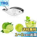 Zayookey 魚型レモン絞り器 手動レモン絞り器 ステンレス鋼の手持ち型ジューサー 304ステンレス鋼 ステンレス鋼の原色 1個 防錆ハンドプレス 家庭用 キッチン必需品ツール (魚型レモン絞り器1個)