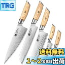XINZUO複合鋼5Pcsキッチンナイフセット、3層クラッド鋼シェフナイフセット10Cr15CoMoV鋼コア、プロのシャープな調理ナイフセット、ステンレス鋼ナイ...