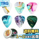 Jasenna ギターのピック 12枚セット ベース ギター用のピック スタイリッシュ プレクトラム 弦楽器 プラスチック製 収納ケース付き 滑り止め 軽量 耐...