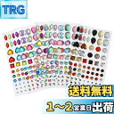 TOYMYTOY 宝石ステッカー ラインストーンステッカー ジュエルステッカー ボディとネイルのメイク 3Dネイルシール 自己粘着性 6枚入