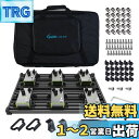 Guitto ギターエフェクター ペダルボード クランプブロック固定効果ペダルボードアルミニウム合金超軽量キャリングバッグ付き (中)