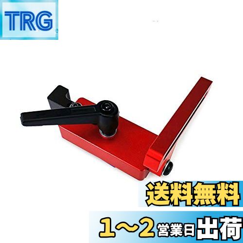 CarAngels 木工シュート 専用 リミッタ レッド マイタートラック 位置決め Tトラックストッパー テーブルソー用 (目盛付き45型マイタートラック用)